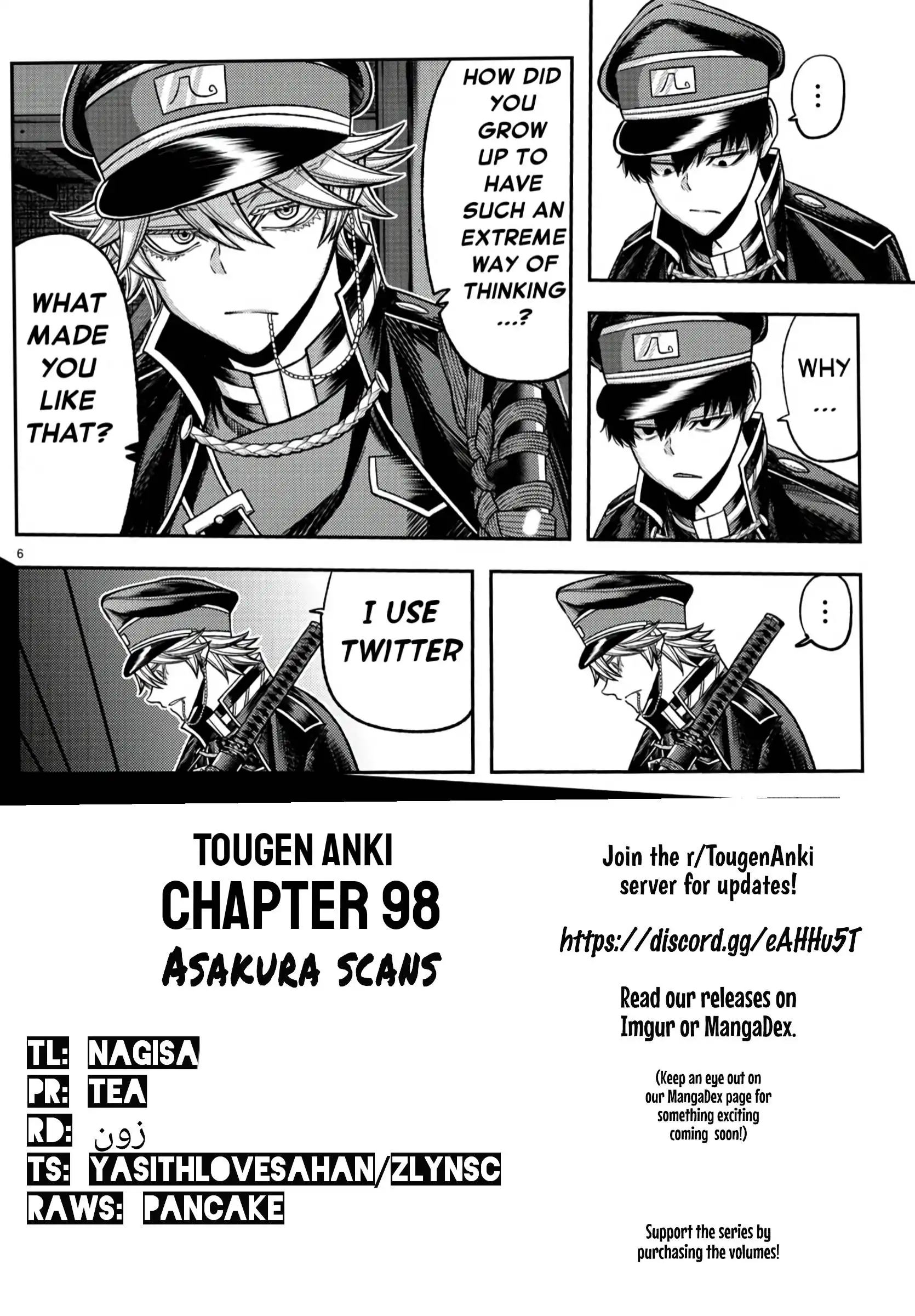  Tougen Anki Chapter 98