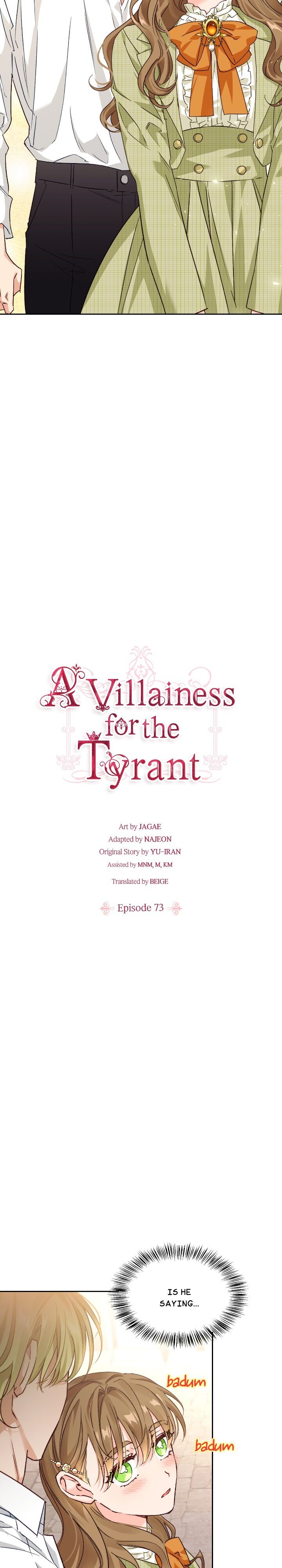 A Villain Is A Good Match For A Tyrant Chapter 73