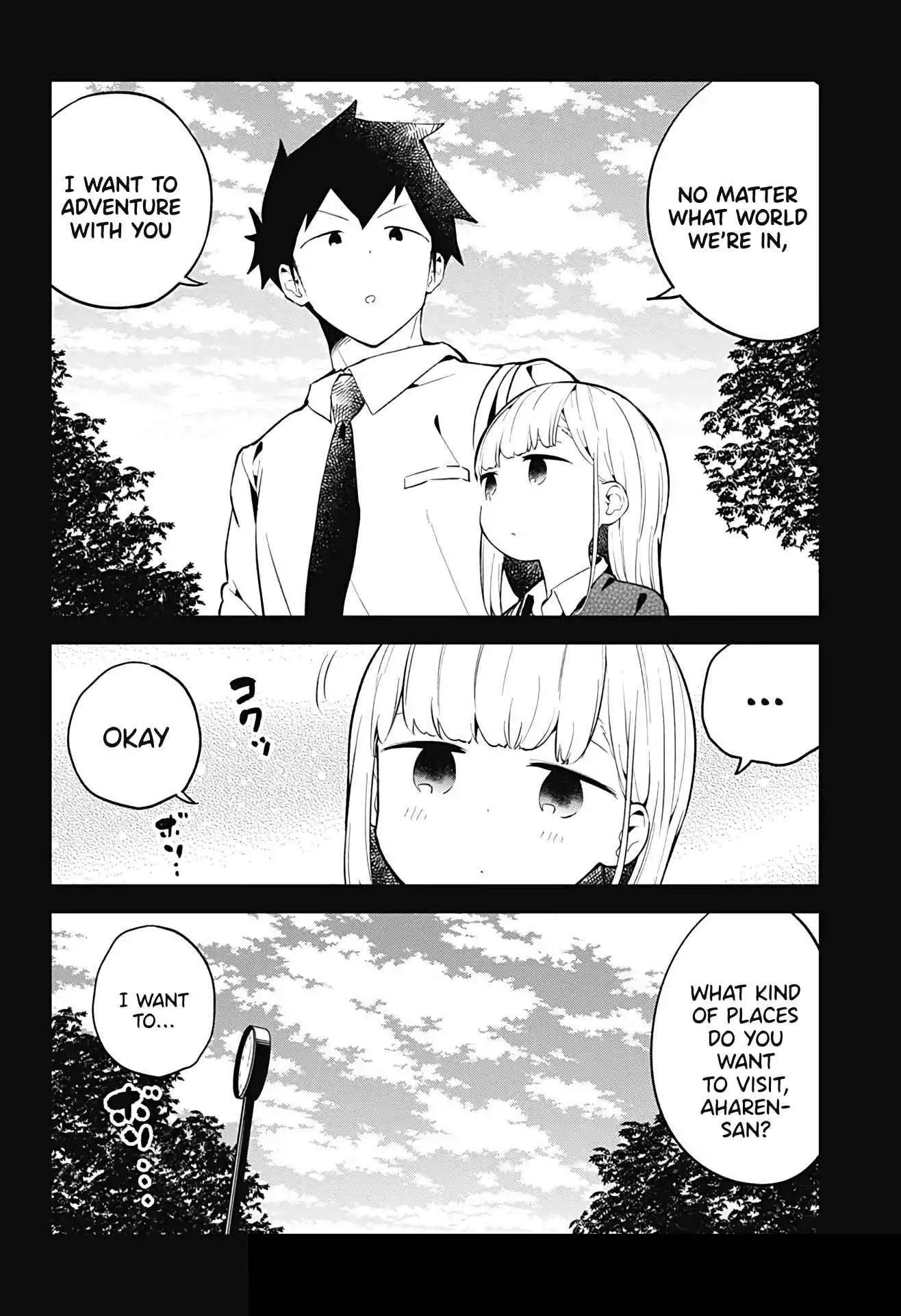 Aharen-san wa Hakarenai Chapter 104