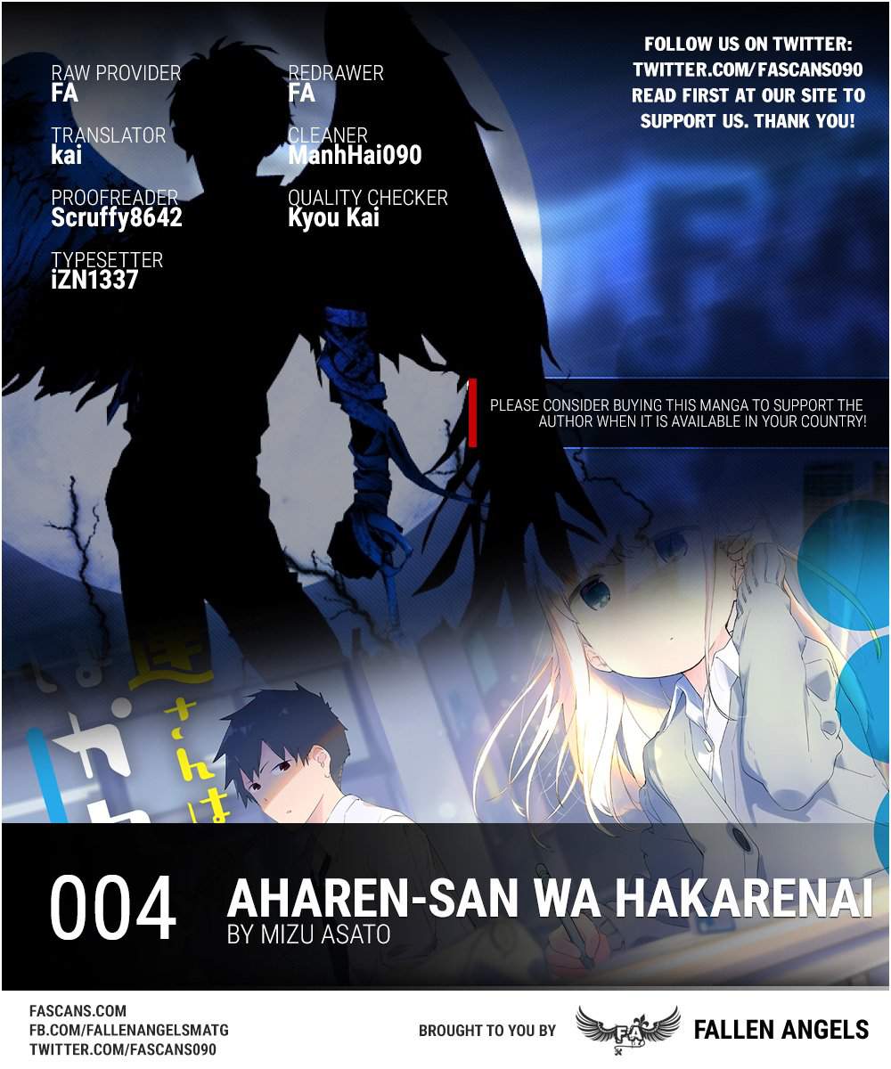 Aharen-san wa Hakarenai Chapter 4