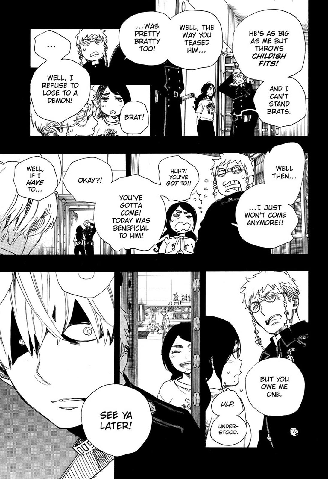 Ao no Exorcist Chapter 105