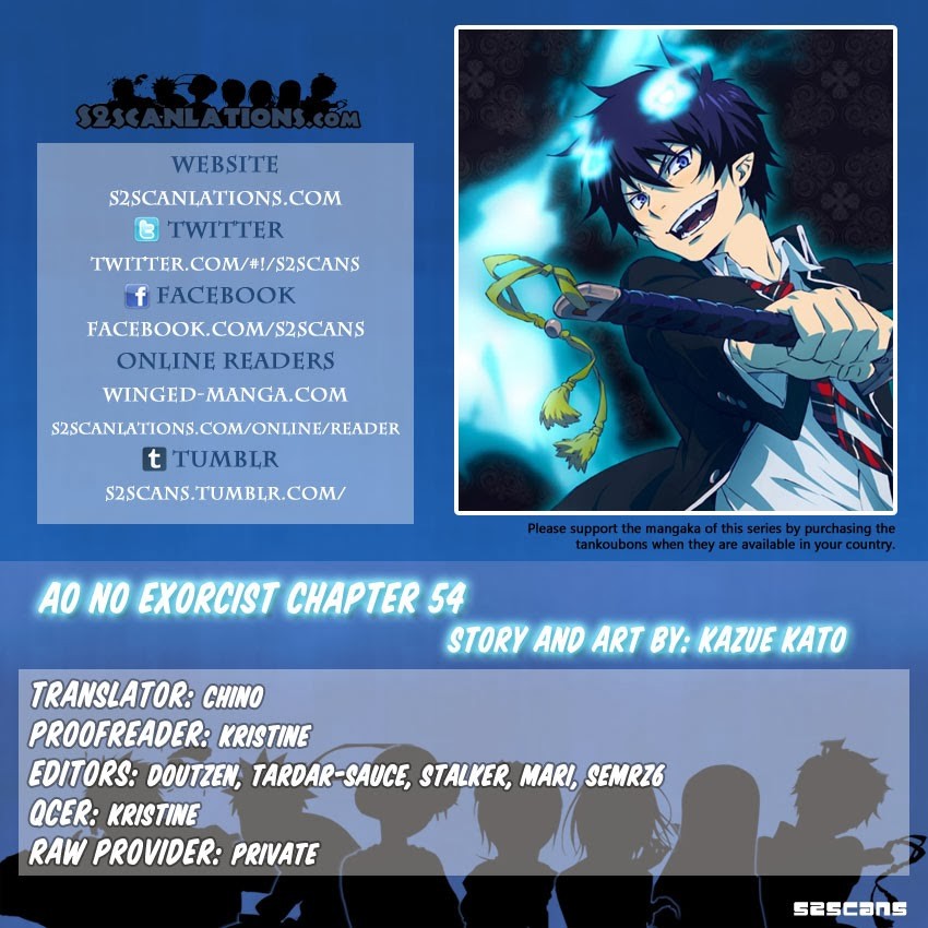 Ao no Exorcist Chapter 54