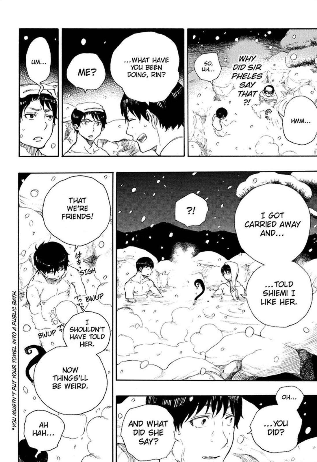 Ao no Exorcist Chapter 74