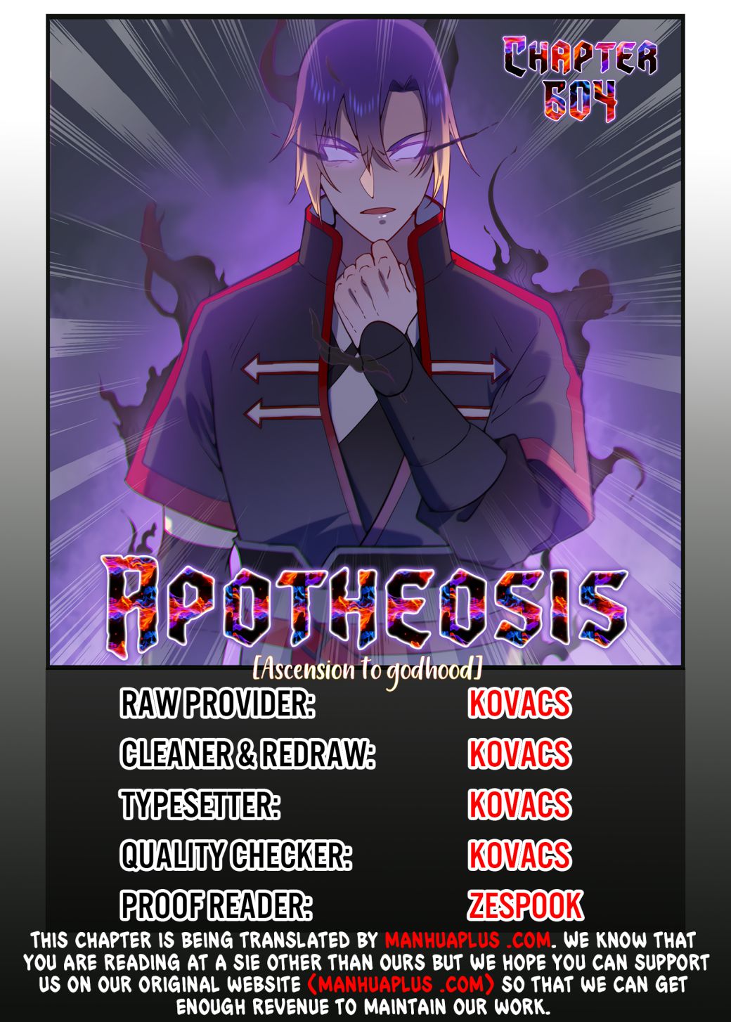 Apotheosis - Elevation to the status of a god Chapter 604