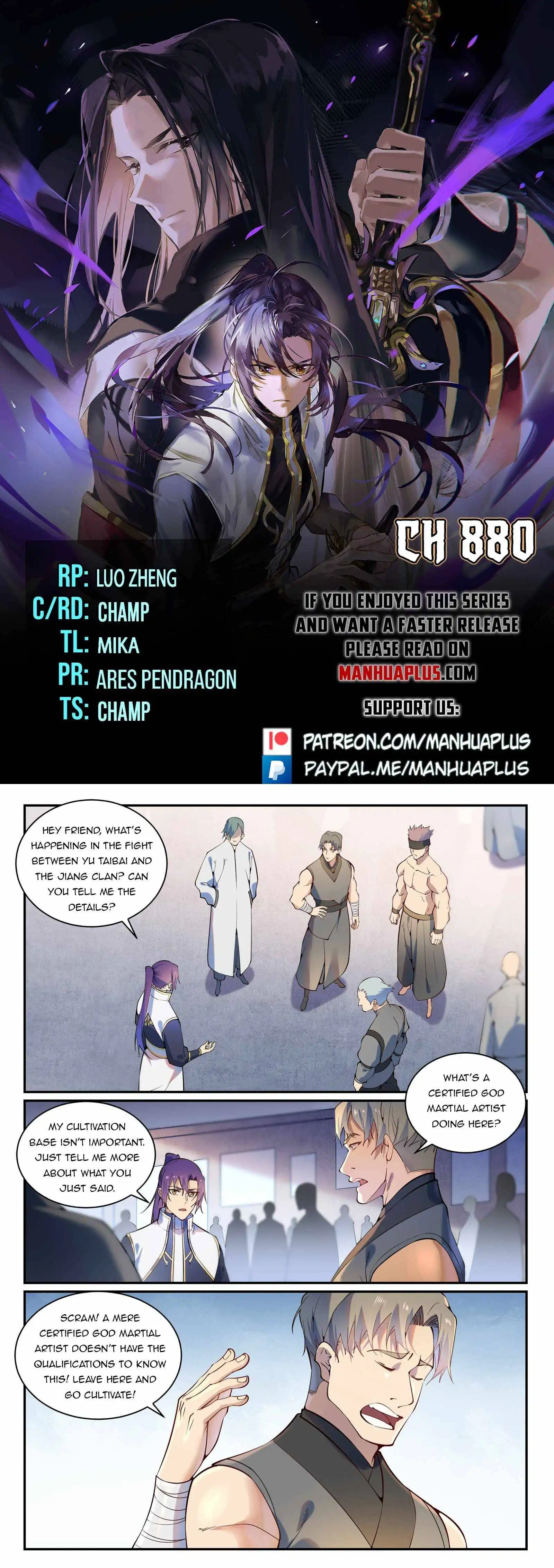 Apotheosis - Elevation to the status of a god Chapter 880