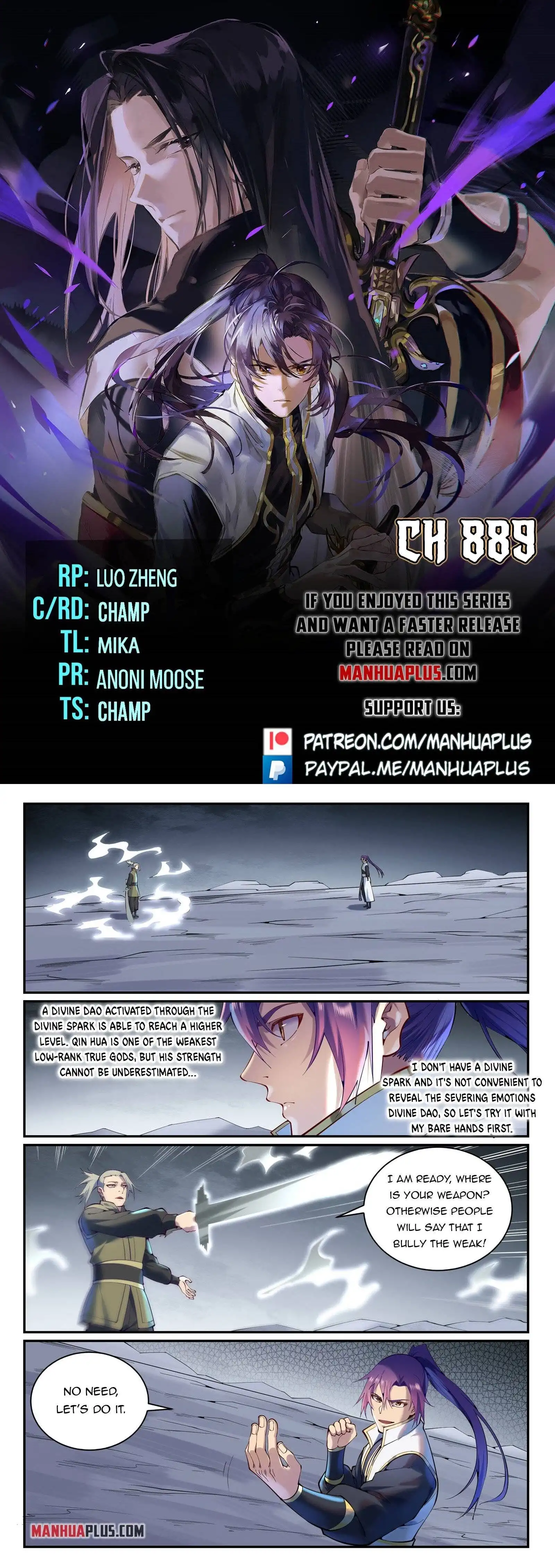 Apotheosis - Elevation to the status of a god Chapter 889