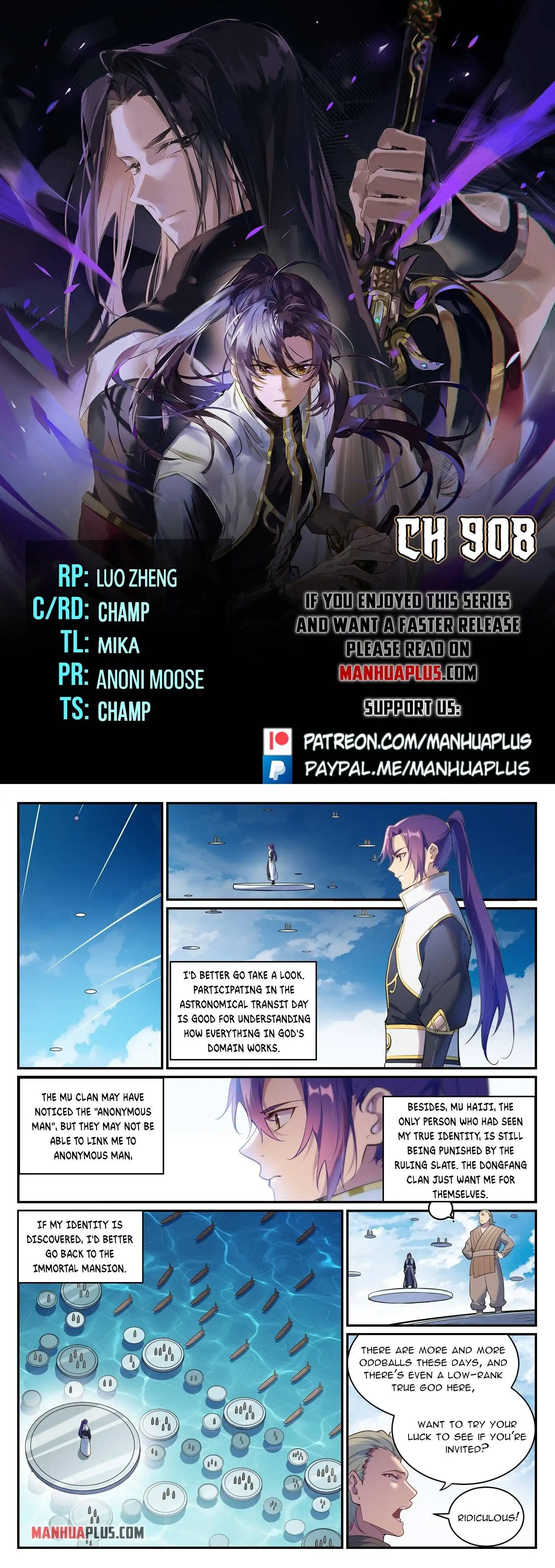 Apotheosis - Elevation to the status of a god Chapter 908