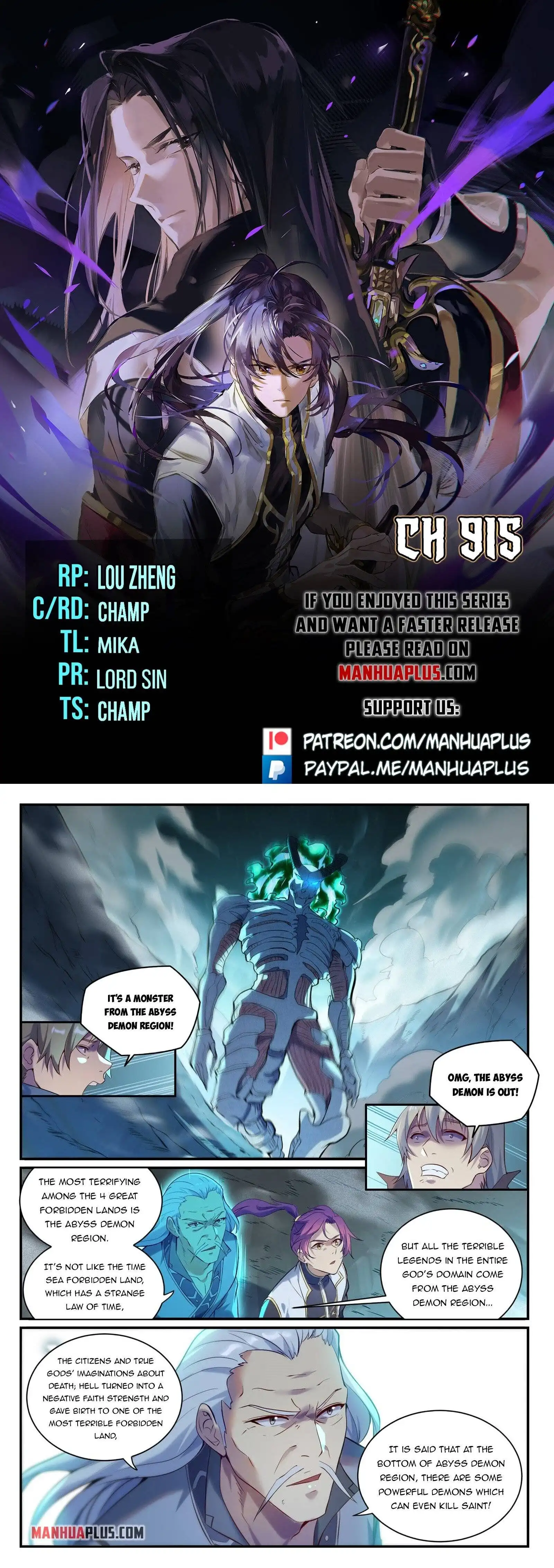 Apotheosis - Elevation to the status of a god Chapter 915