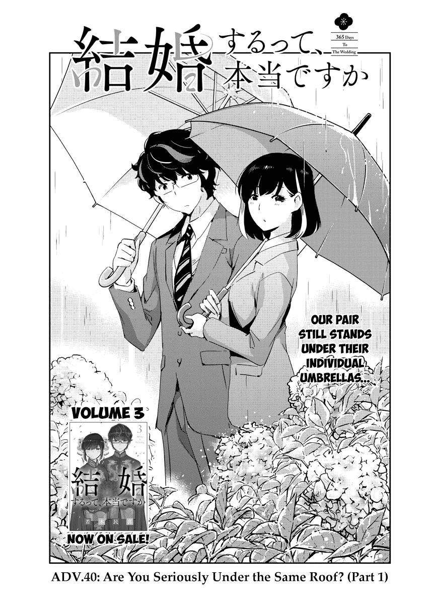 Are You Really Getting Married? Chapter 40