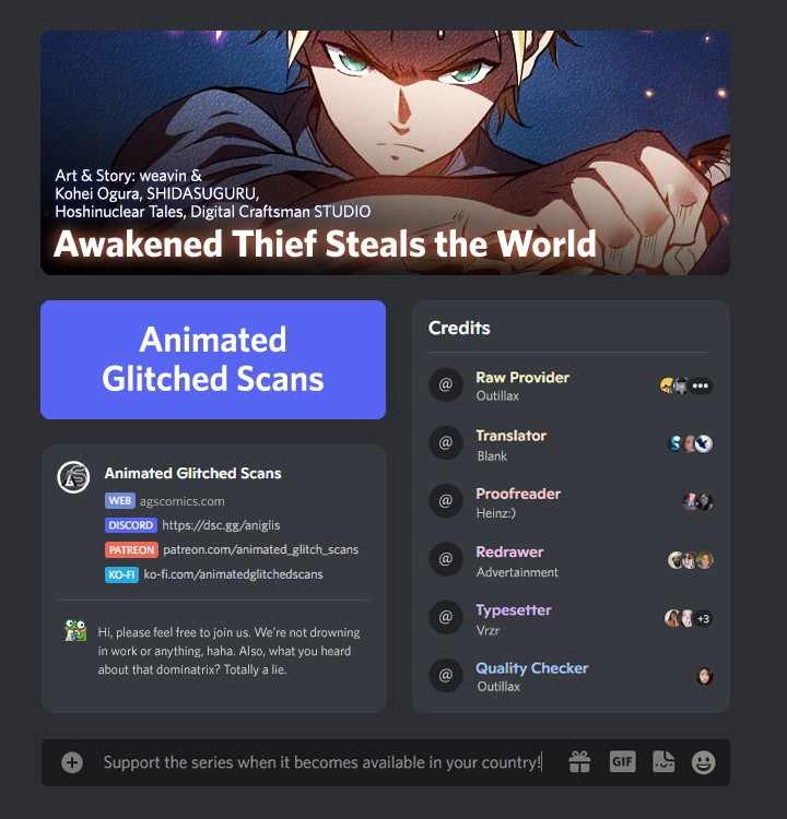 Awakened Thief Steals the World Chapter 1