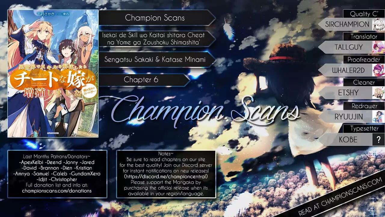 Being Able to Edit Skills in Another World I Gained OP Waifus Chapter 6