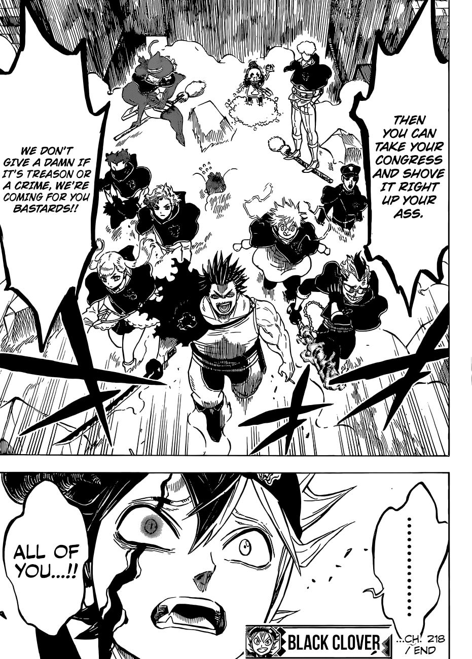 Black Clover Chapter 218