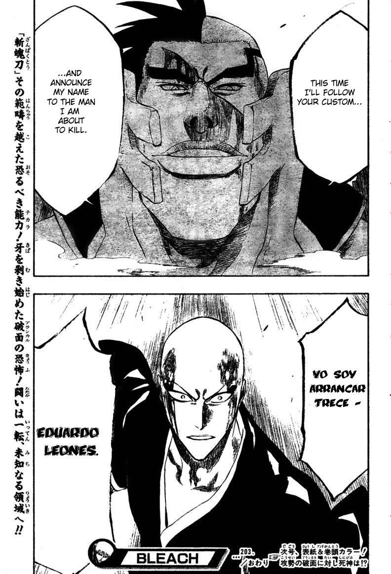 Bleach Chapter 203