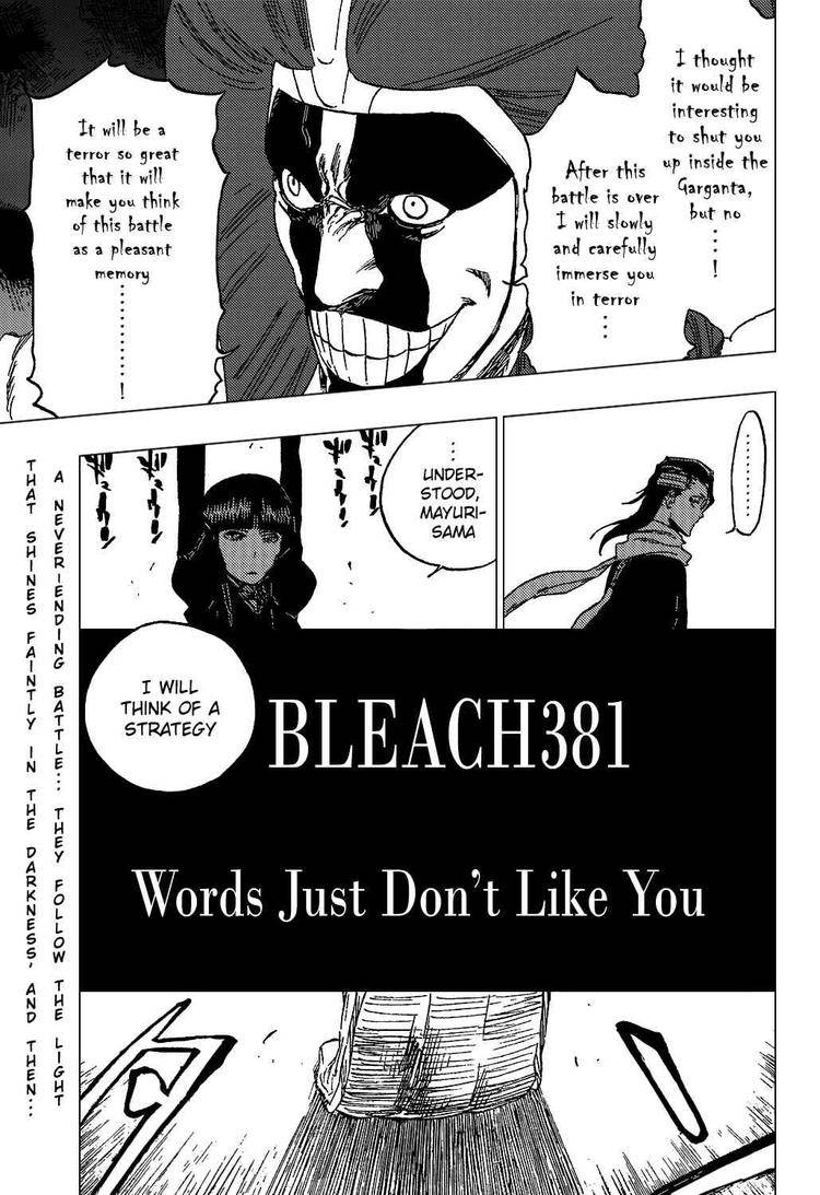 Bleach Chapter 381