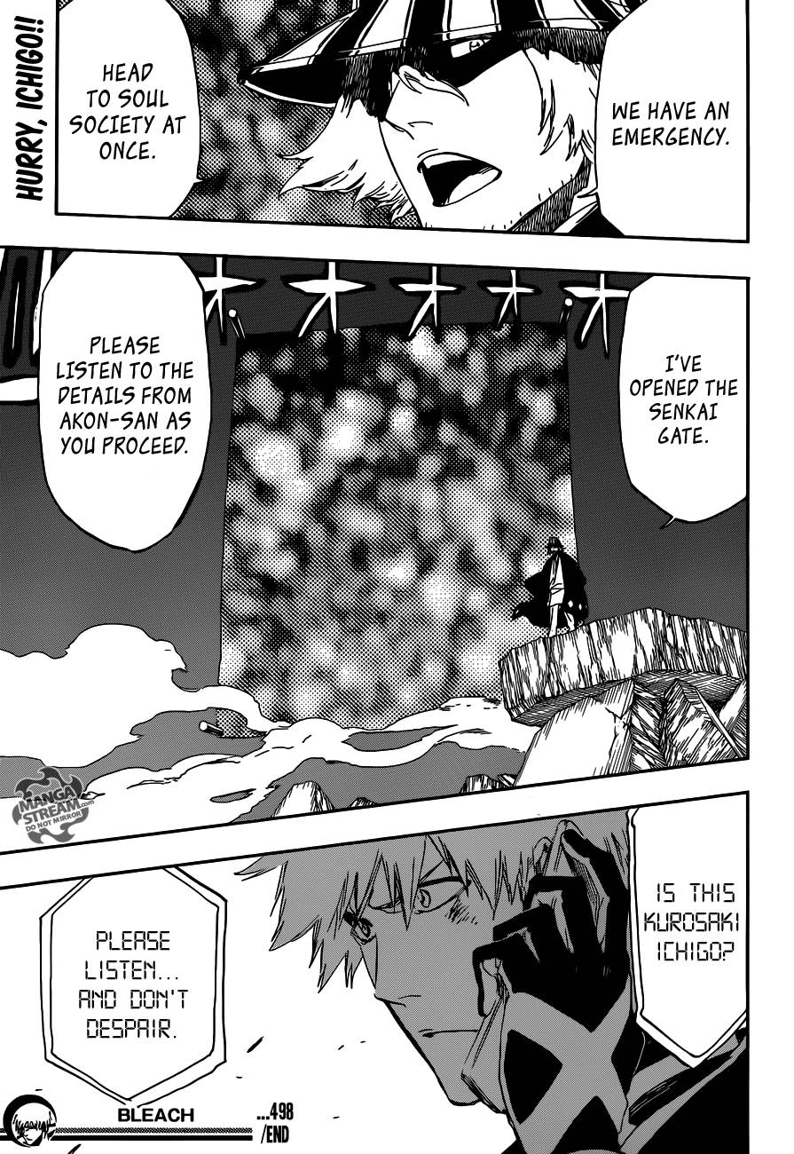 Bleach Chapter 498