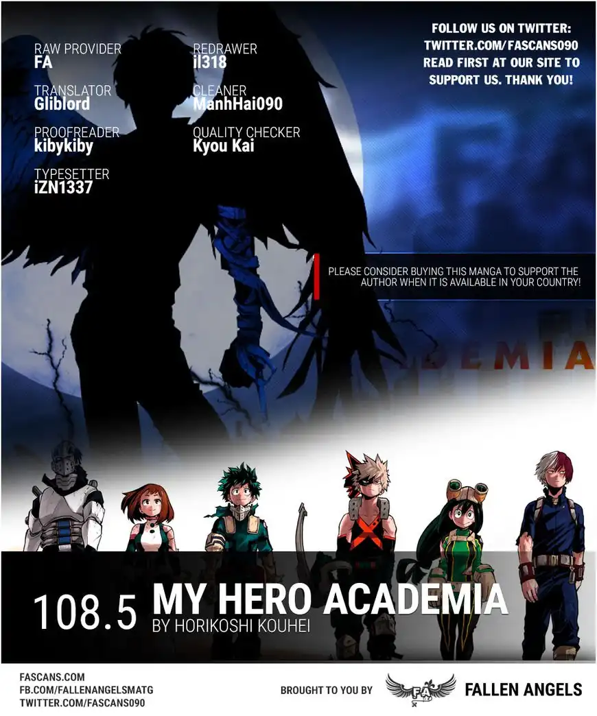 Boku no Hero Academia Chapter 8.5