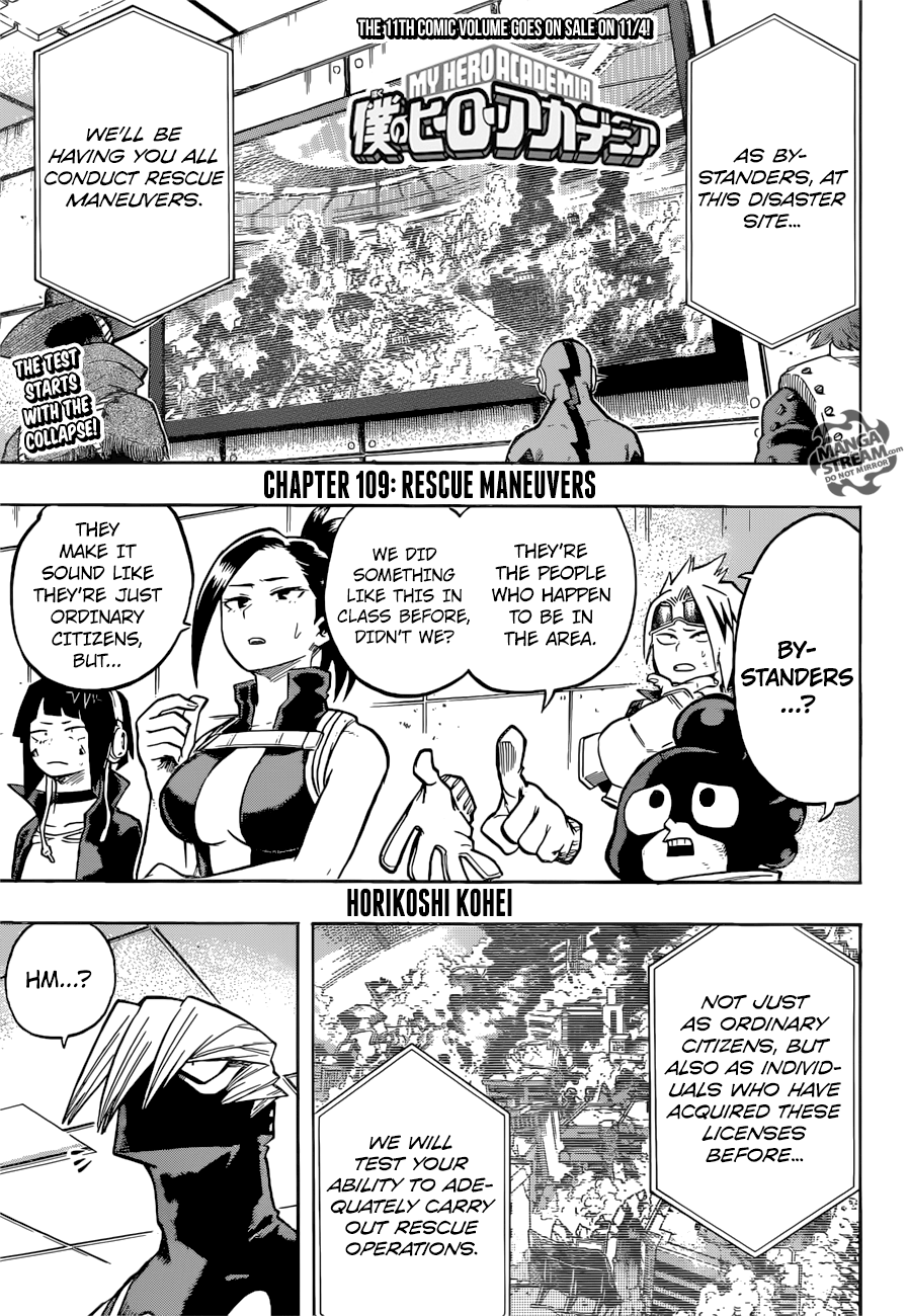 Boku no Hero Academia Chapter 109