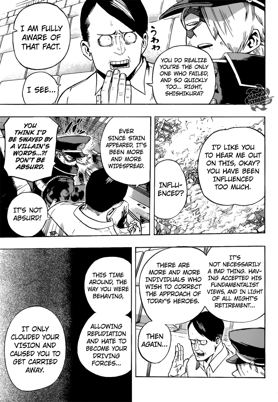 Boku no Hero Academia Chapter 110