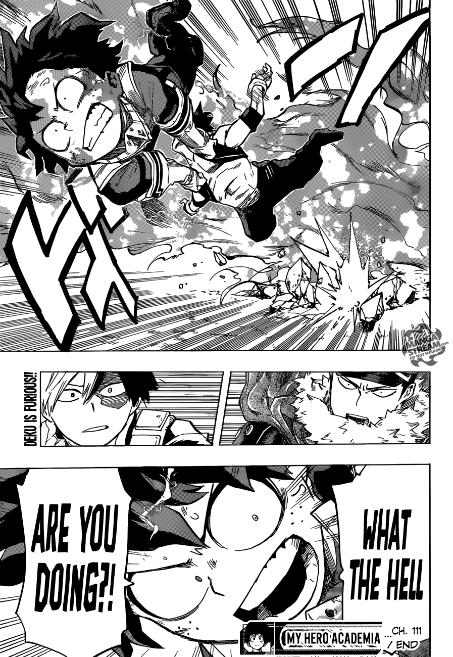 Boku no Hero Academia Chapter 111