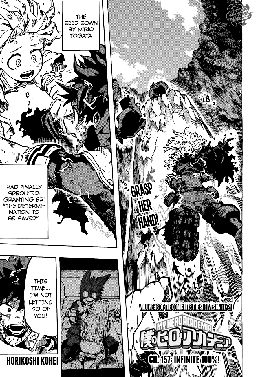 Boku no Hero Academia Chapter 157