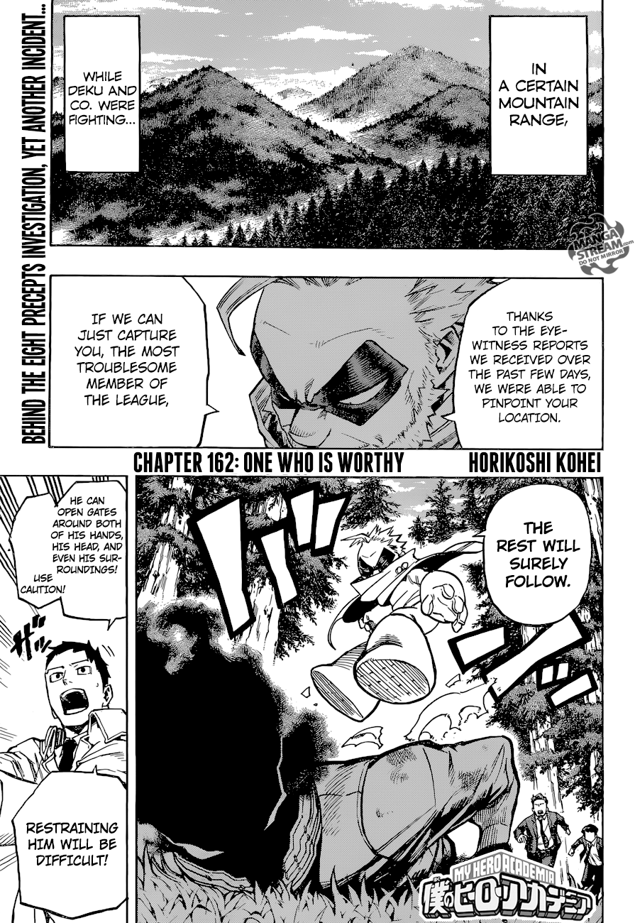 Boku no Hero Academia Chapter 162