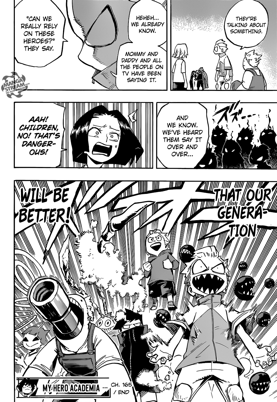 Boku no Hero Academia Chapter 165