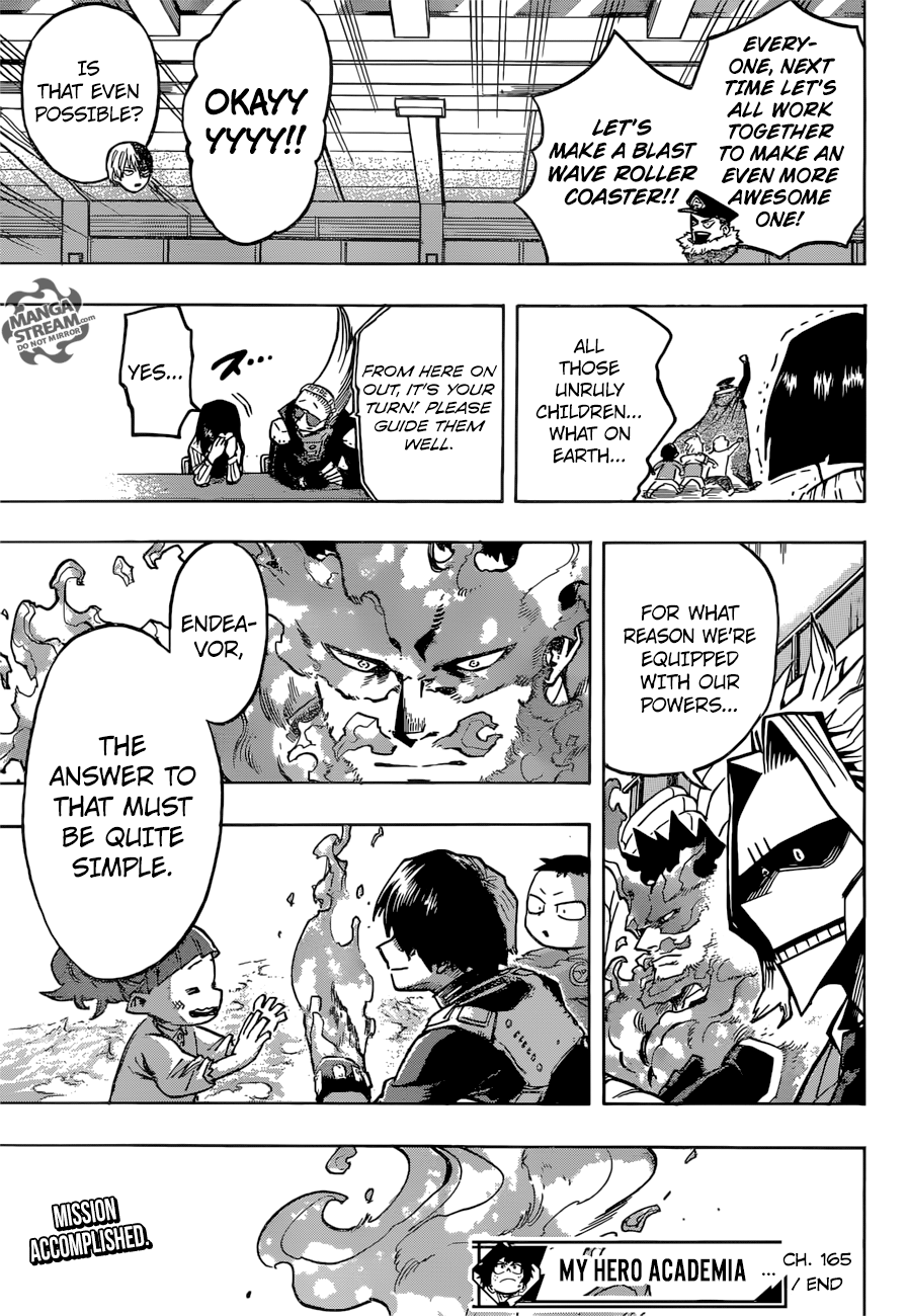 Boku no Hero Academia Chapter 166