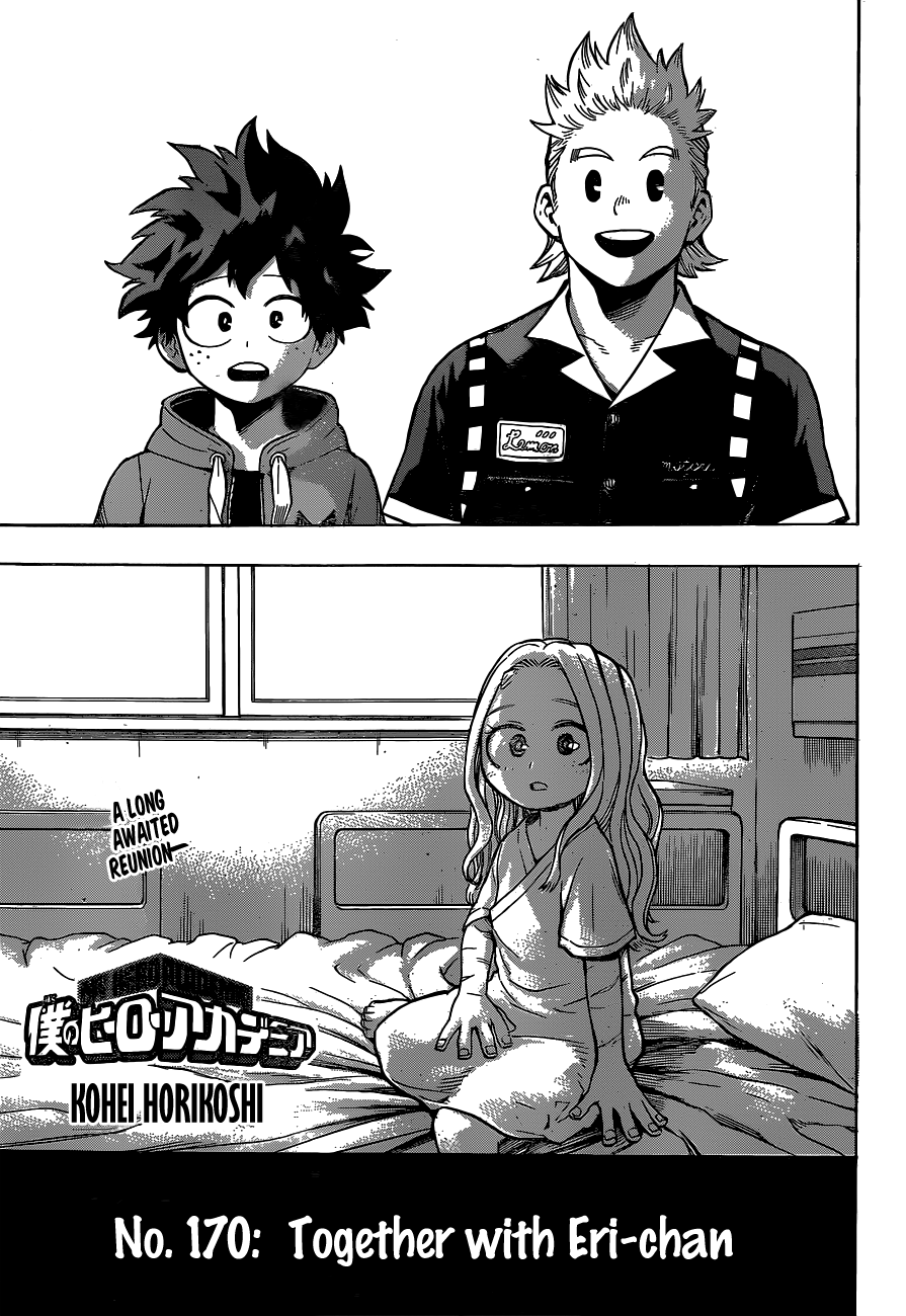 Boku no Hero Academia Chapter 170