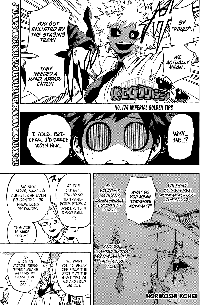 Boku no Hero Academia Chapter 174