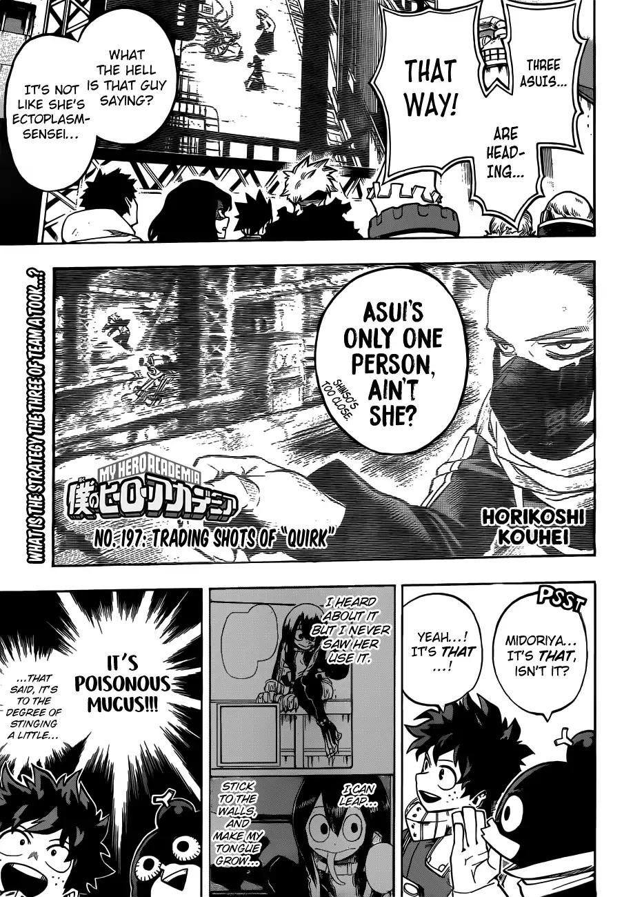 Boku no Hero Academia Chapter 197