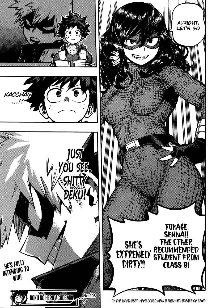 Boku no Hero Academia Chapter 206