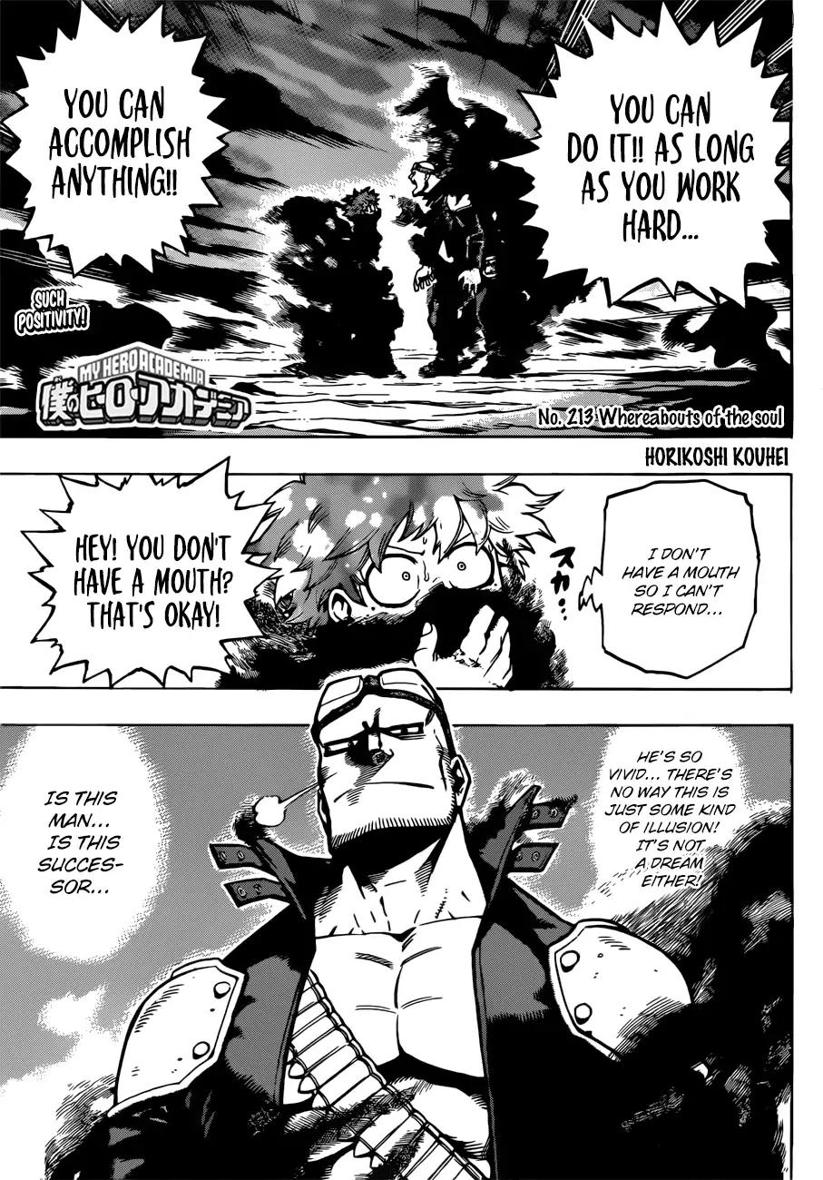 Boku no Hero Academia Chapter 213