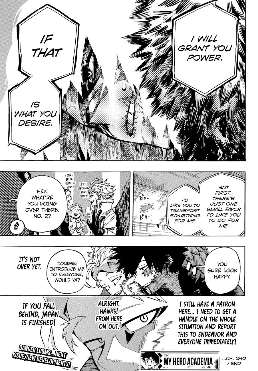 Boku no Hero Academia Chapter 240