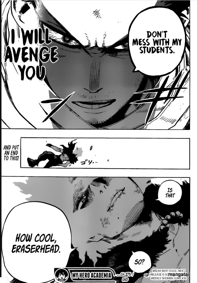 Boku no Hero Academia Chapter 275