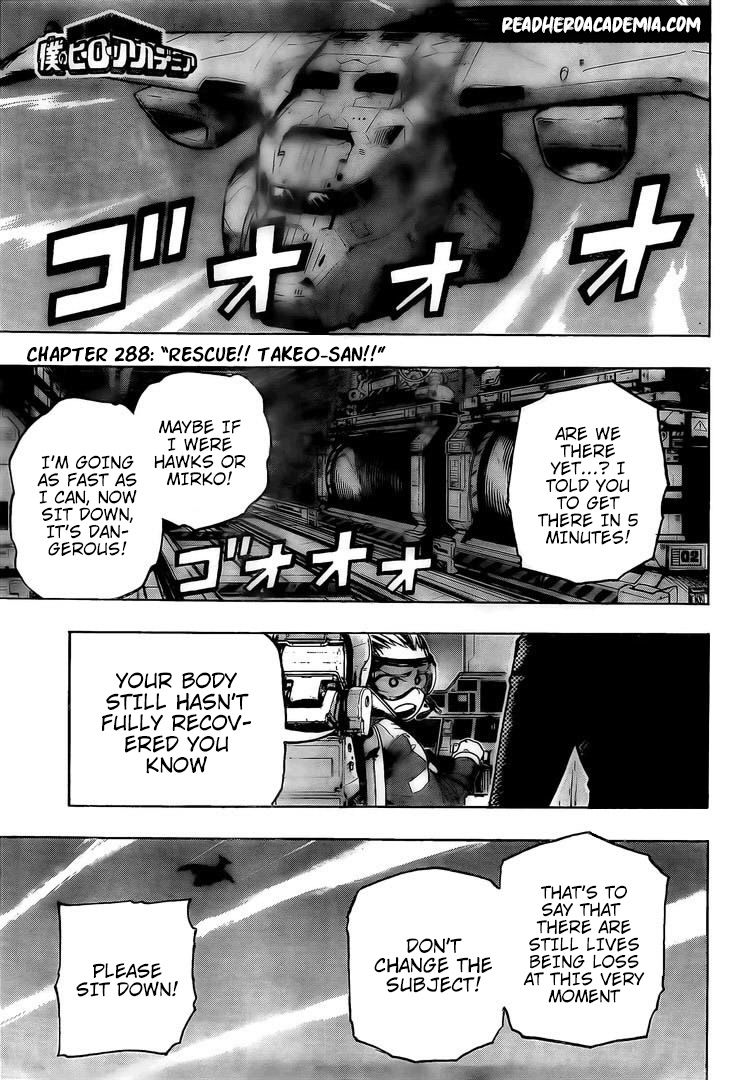 Boku no Hero Academia Chapter 288