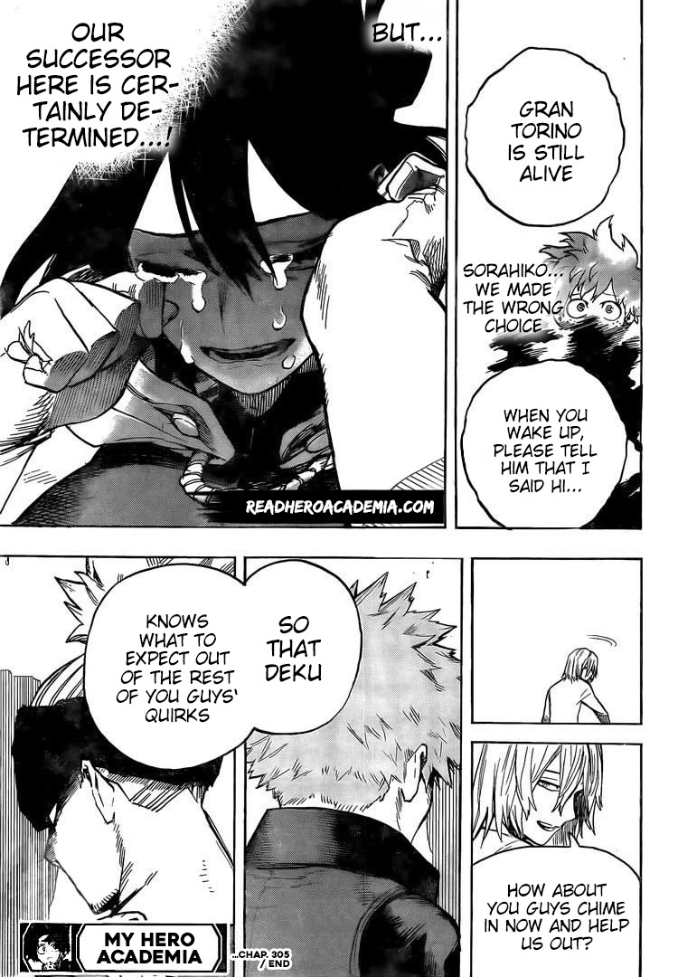 Boku no Hero Academia Chapter 305