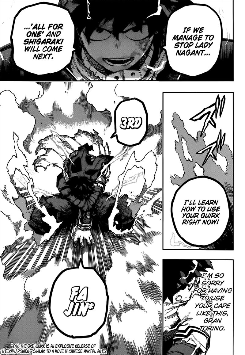 Boku no Hero Academia Chapter 313