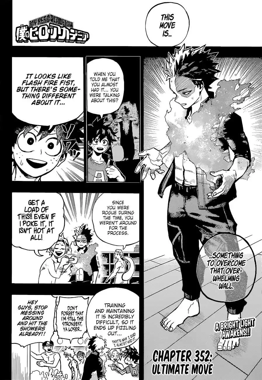 Boku no Hero Academia Chapter 352