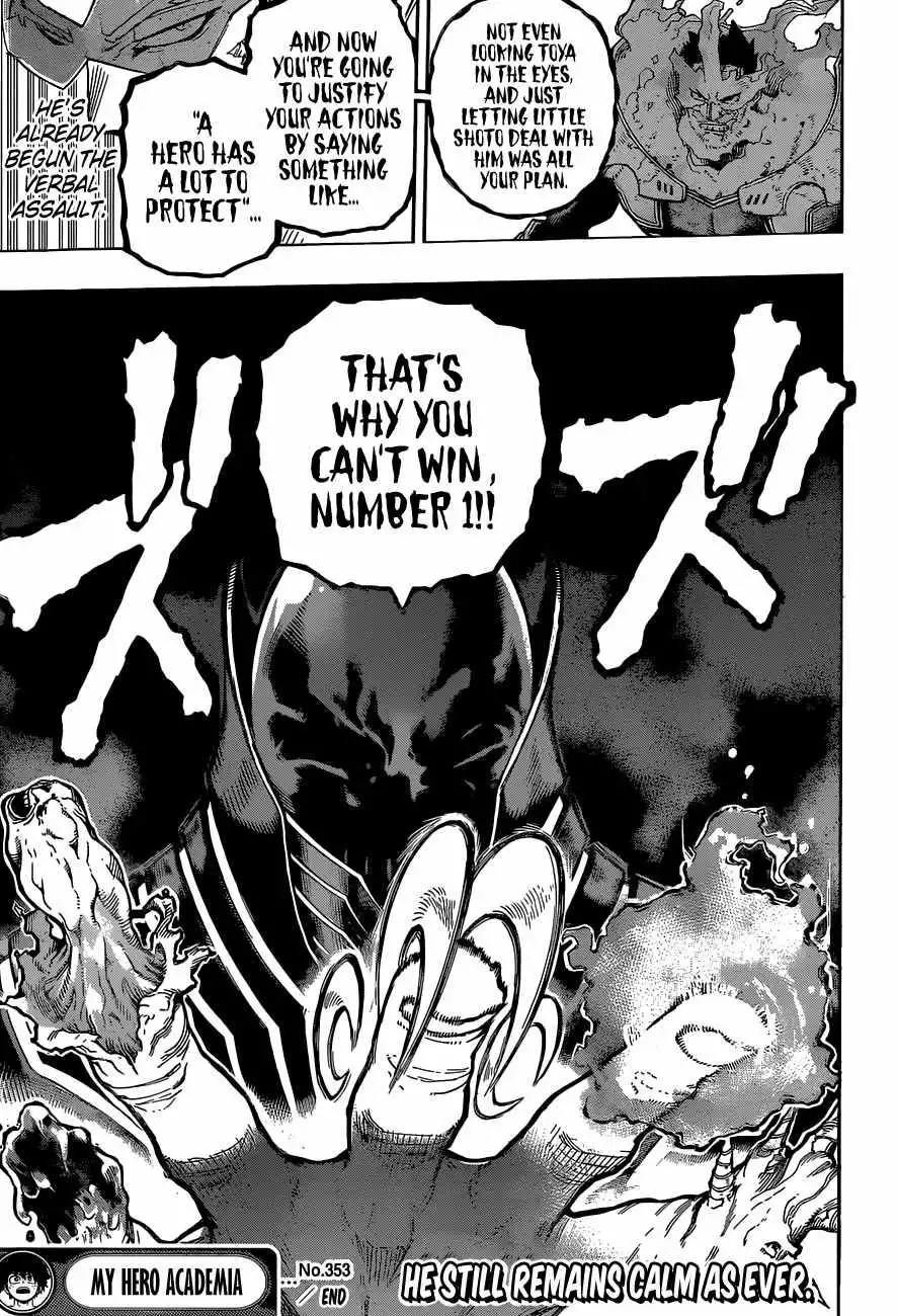 Boku no Hero Academia Chapter 353