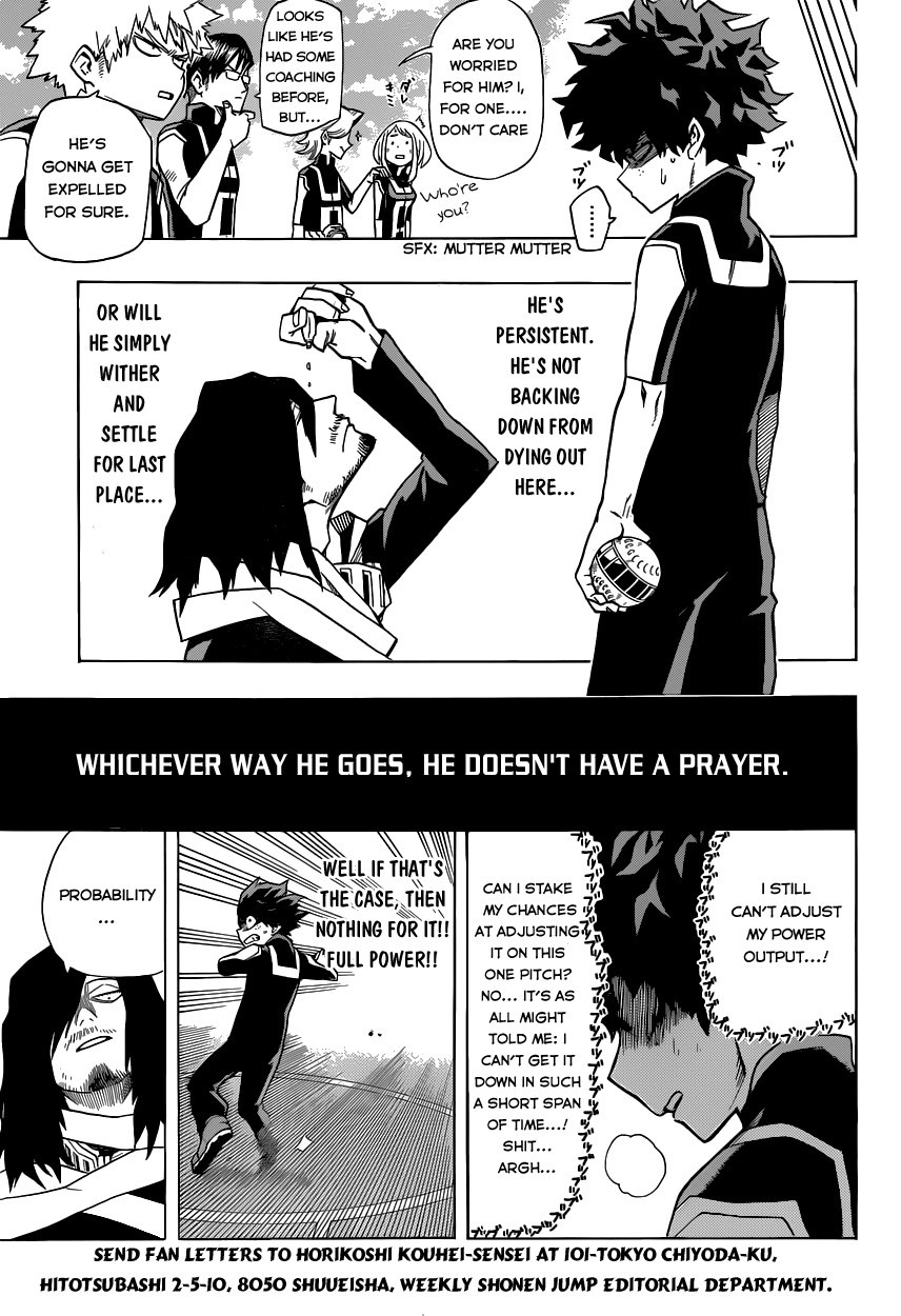 Boku no Hero Academia Chapter 6