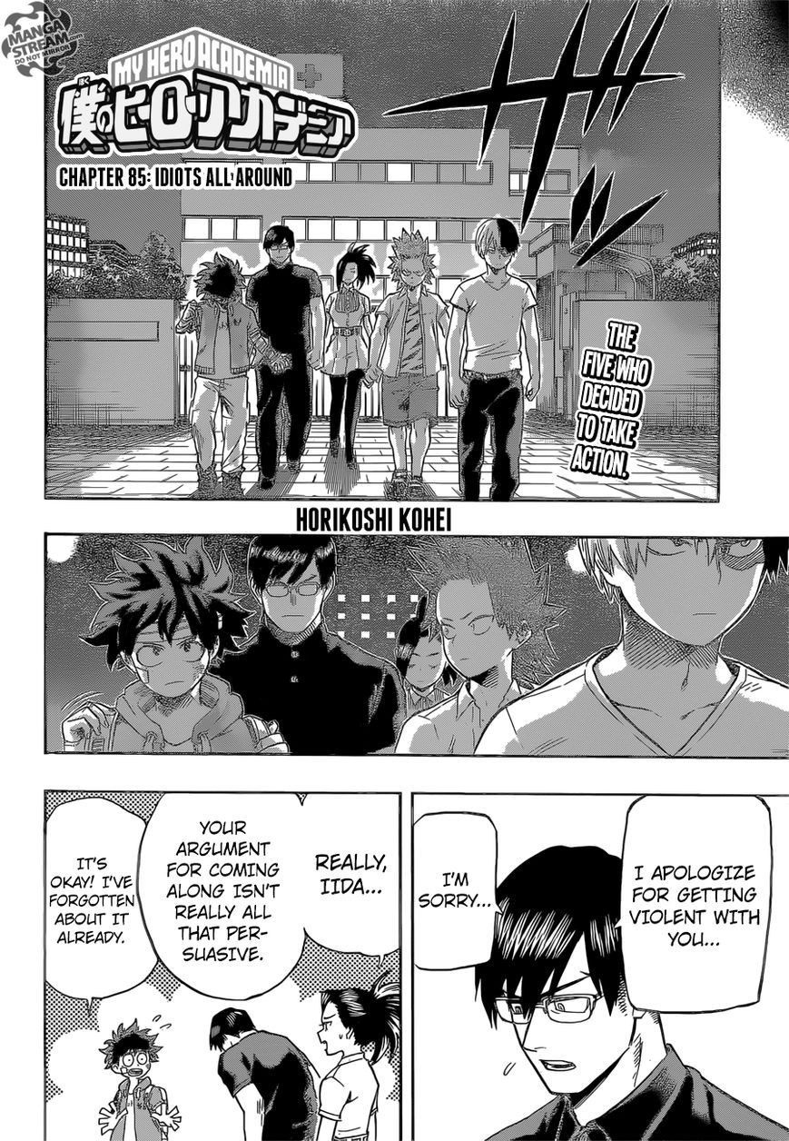 Boku no Hero Academia Chapter 85