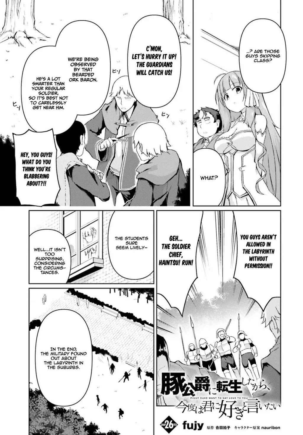 Buta Koushaku ni Tensei Shitakara, Kondo wa Kimi ni Suki to Iitai Chapter 26