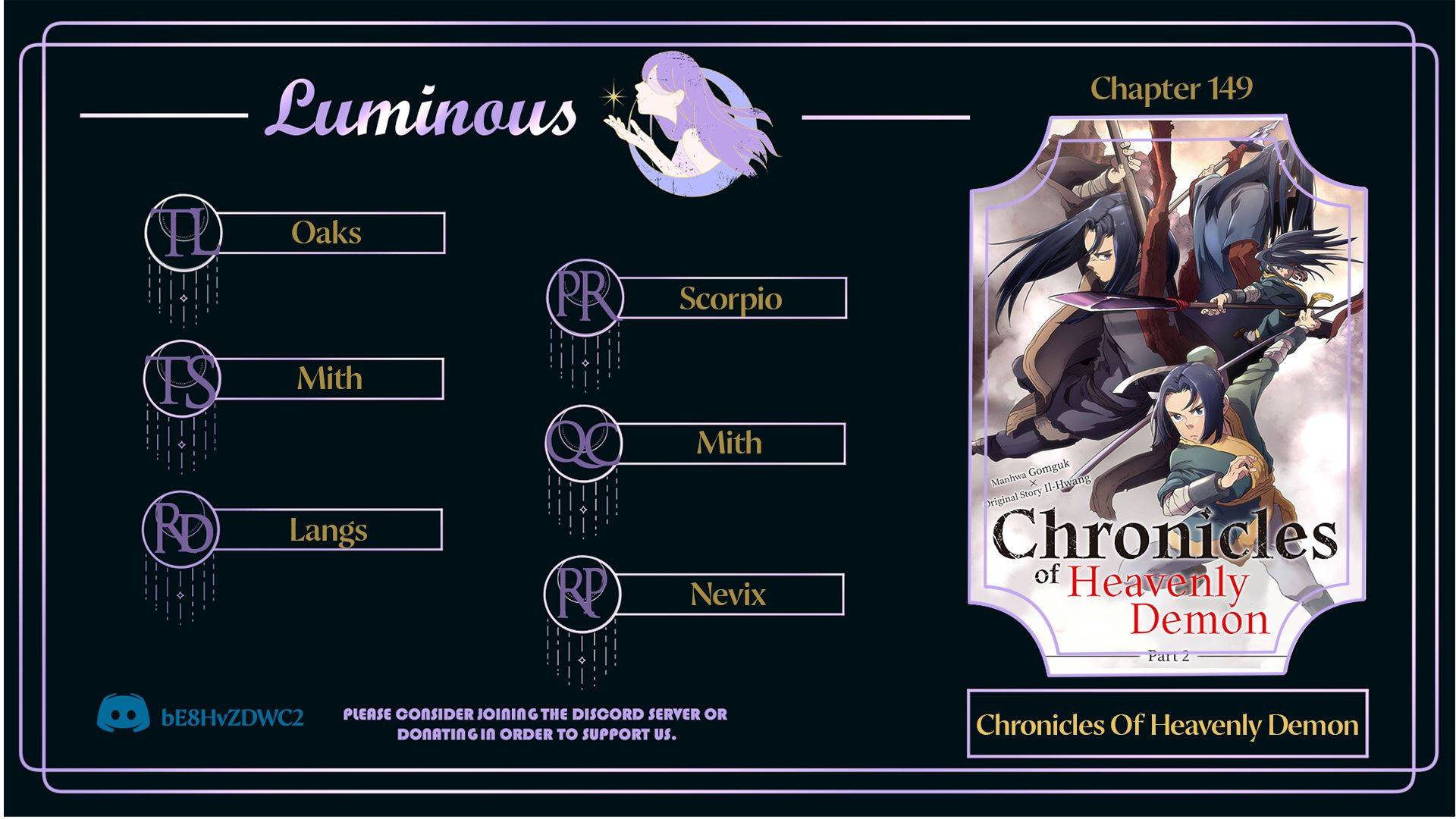 Chronicles of Heavenly Demon Chapter 149