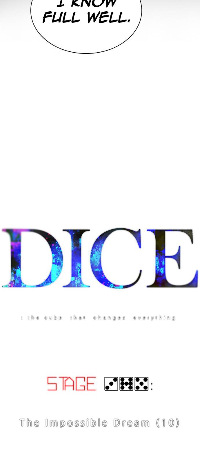 DICE: the cube that changes everything Chapter 375