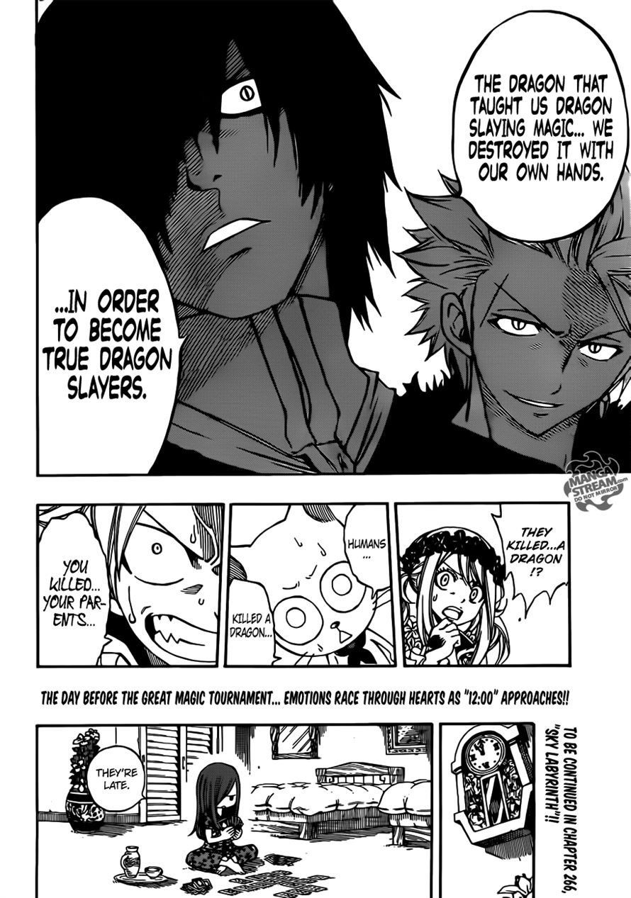 Fairy Tail Chapter 265