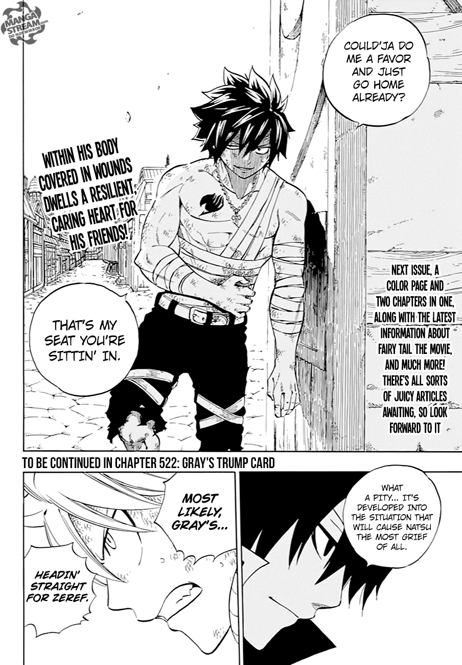 Fairy Tail Chapter 521