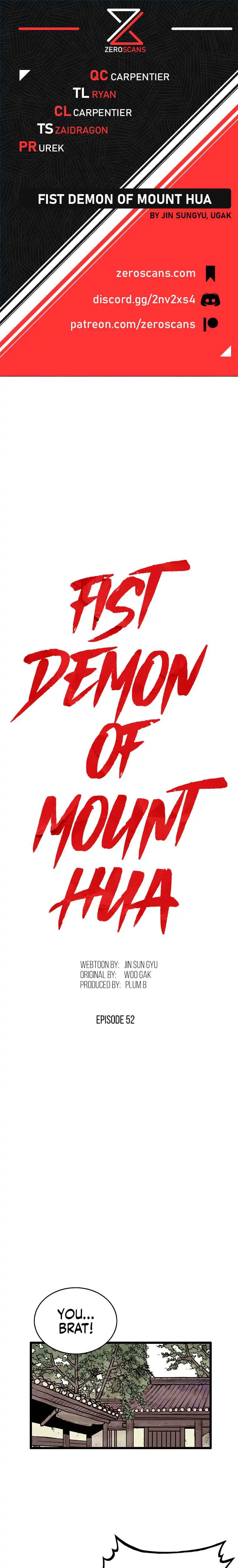 Fist Demon of Mount Hua Chapter 52