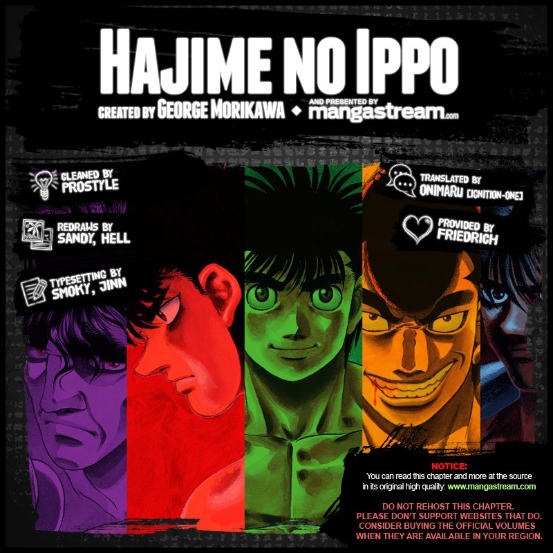 Hajime no Ippo Chapter 1005