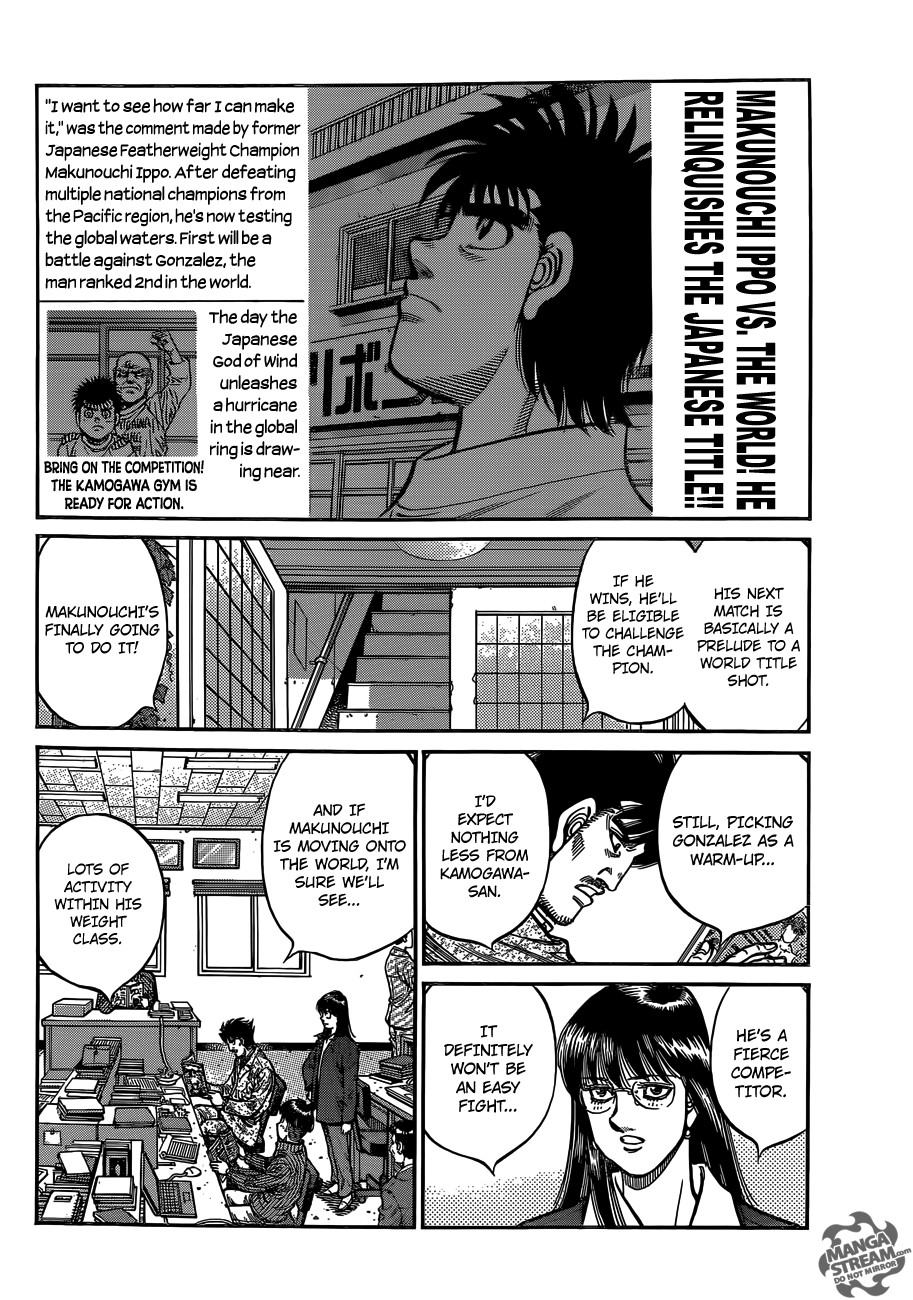 Hajime no Ippo Chapter 1010