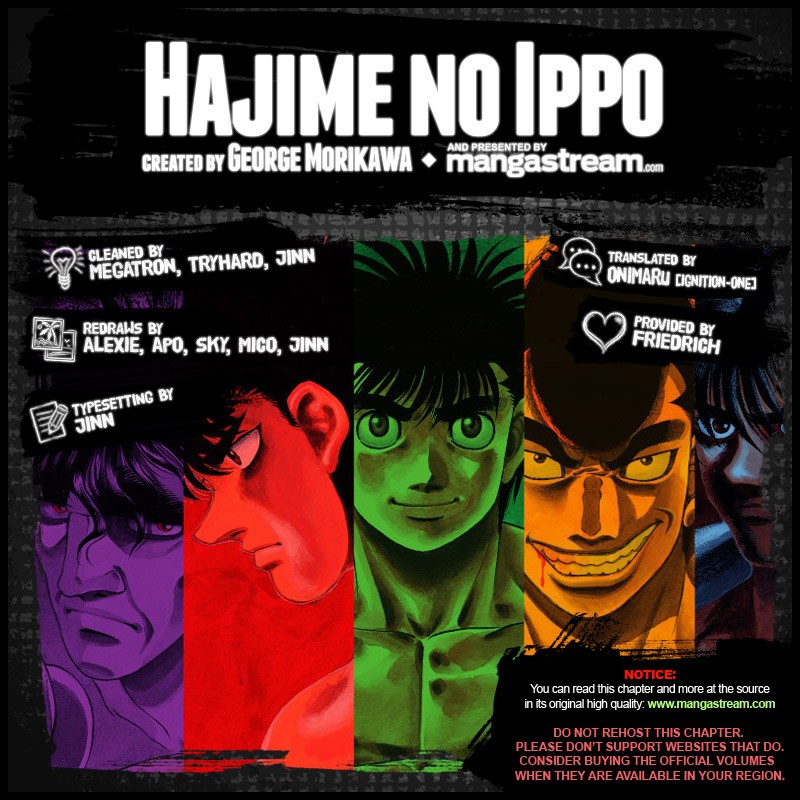 Hajime no Ippo Chapter 1027